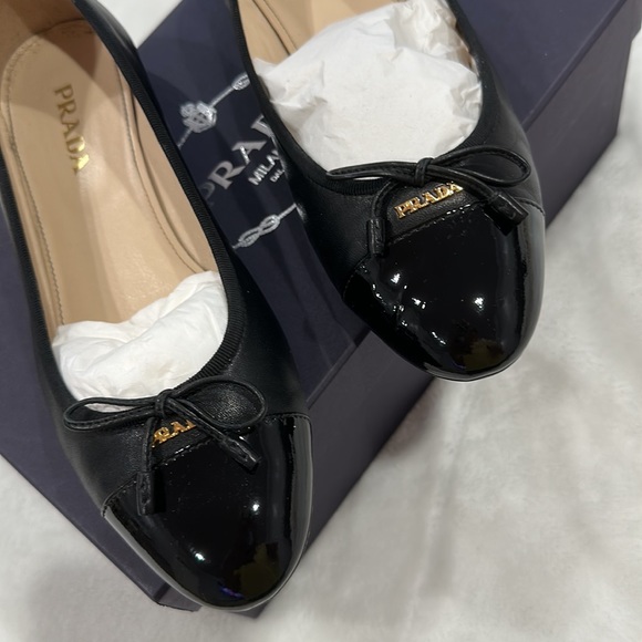 100% authentic PRADA Calzature Donna color NERO size 38.5 - Picture 2 of 7